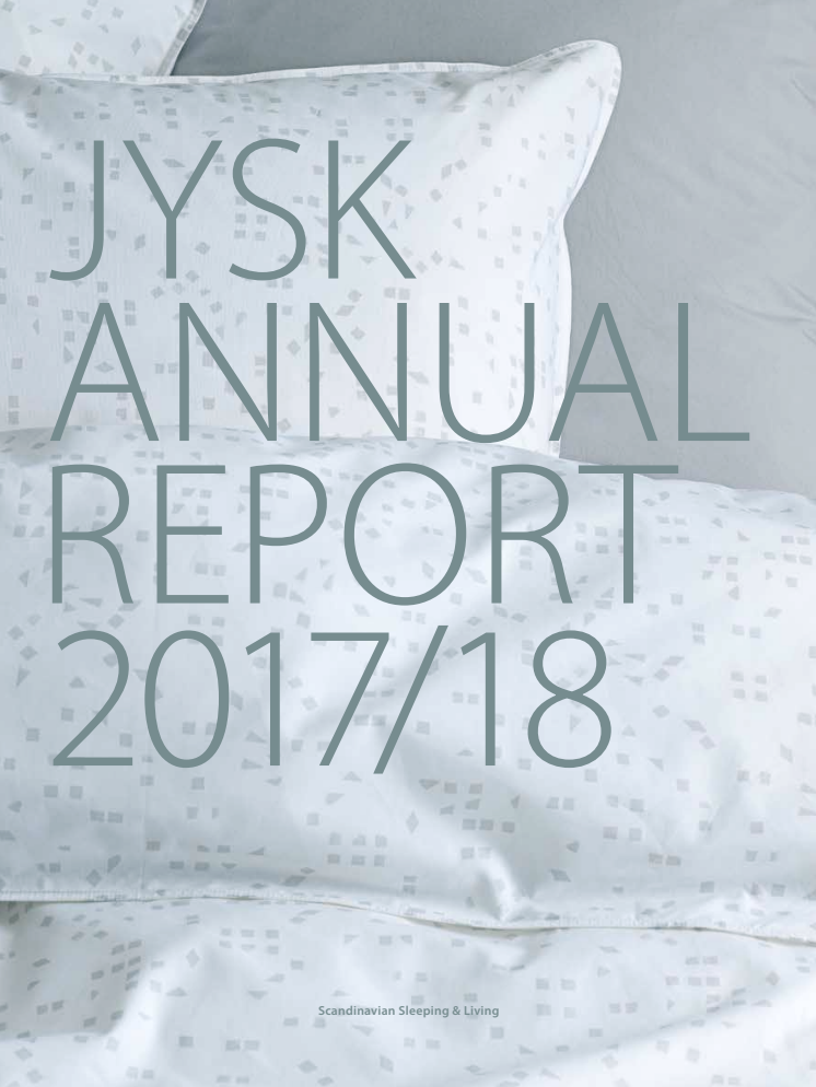 Attuale Annual Report/Relazione sulla gestione di JYSK e DÄNISCHES BETTENLAGER per l‘esercizio 2017/2018.