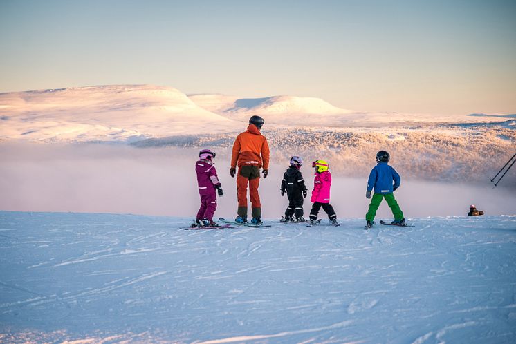 Skidåkning i Ramundberget