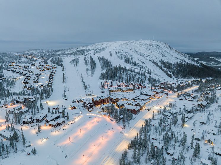 231105 Vy över Vemdalsskalet säsongsöppning 