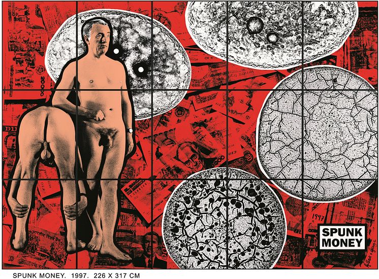 Gilbert & George, SPUNK MONEY, 1997