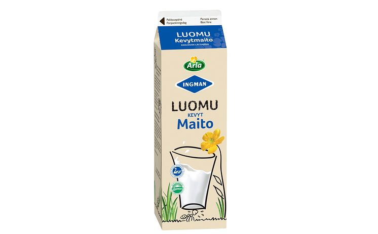 Arla Ingman Luomu kevytmaito