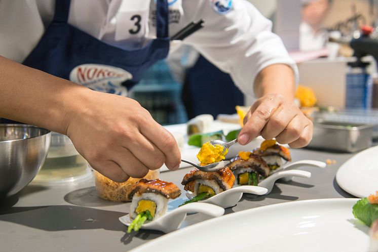 Beim kreativen Original-Sushi wurde viel im international sehr angesagten Crossover-Stil gezeigt