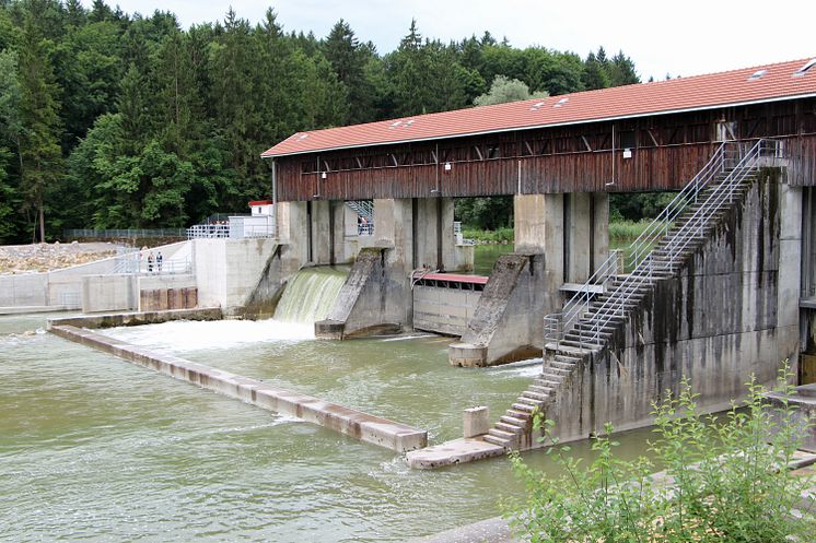 Einweihung Öko-Wasserkraftwerk Baierbrunn