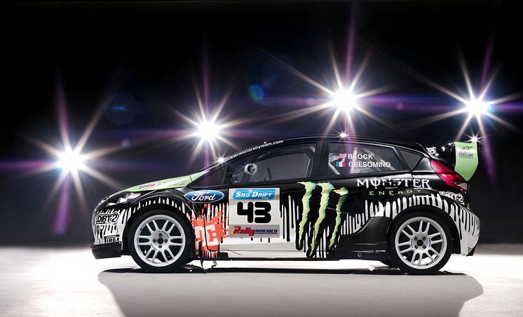Ken Block kör svenskbyggd Monster-Fiesta i Rally America och X Games - bild 1