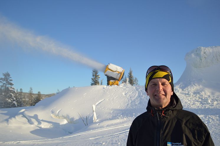 Ola Gerhard Sørhuus - ansvarlig for tidligsnø hos Trysilfjell Utmarkslag