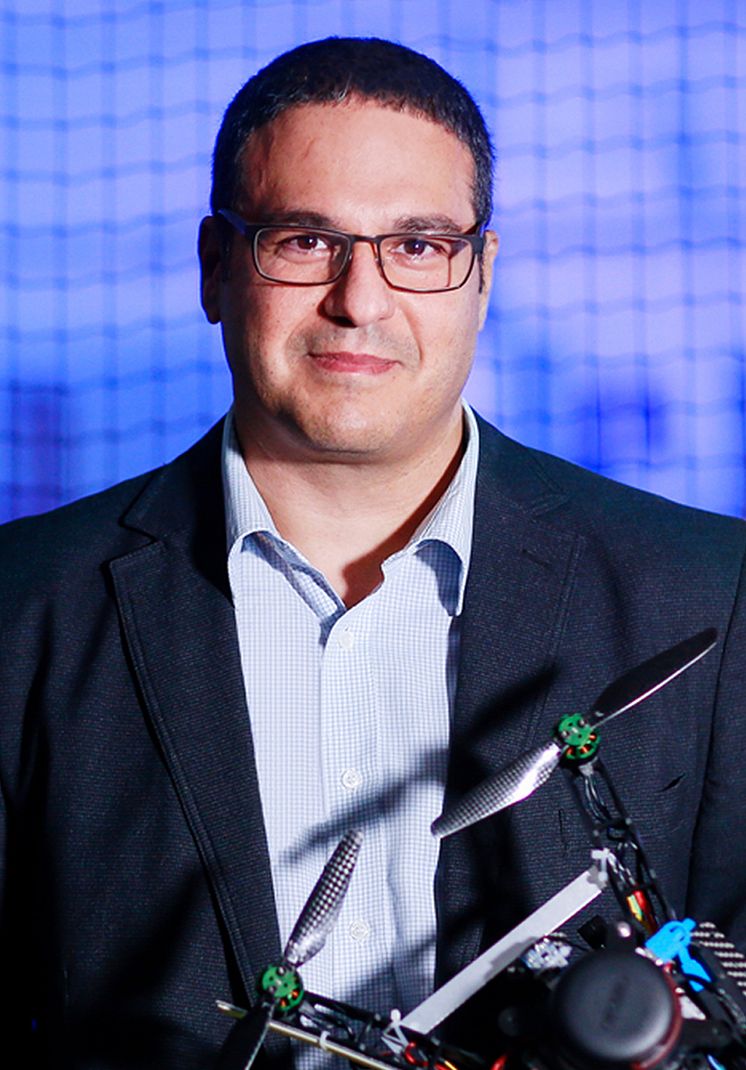 George Nikolakopoulos, professor i robotik och automation vid Luleå tekniska universitet