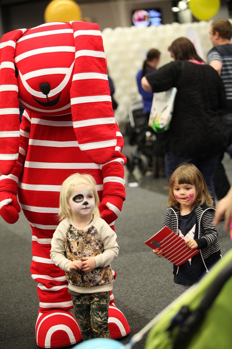 Baby & Barn 2014: Polarn O Pyret-nallen gladde barnen under mässan