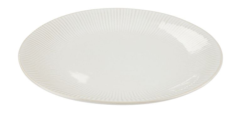 Assiette STEFFEN Ø22 grès gris