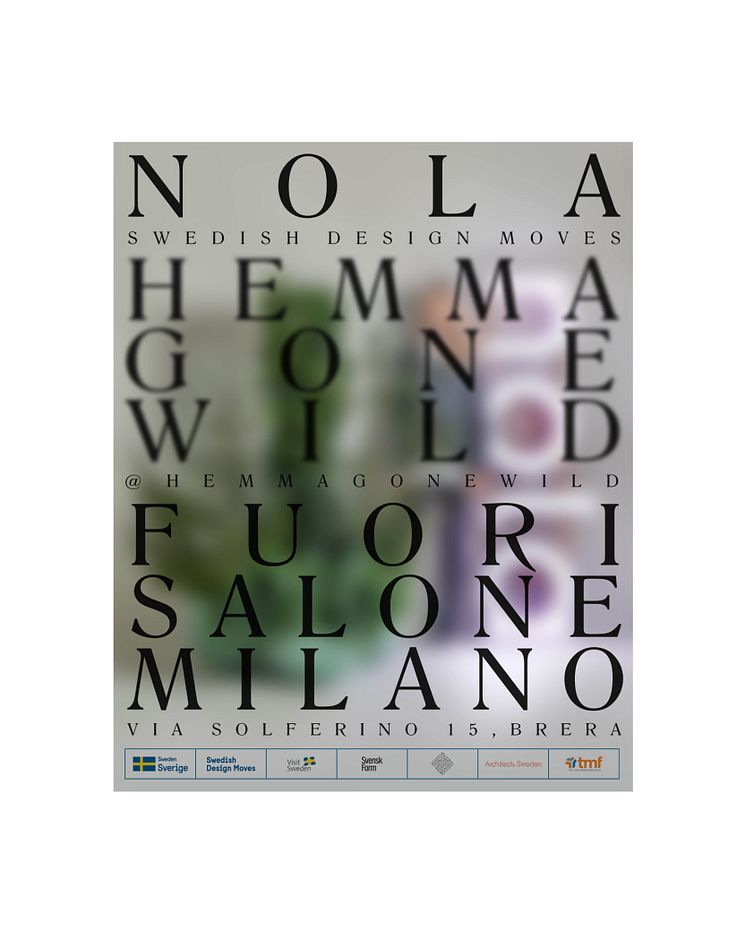 Nola på HEMMA Gone Wild, Milano Design Week. 2019. 
