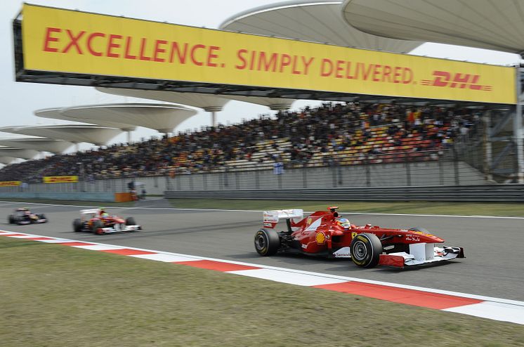 DHL er officiel logistikpartner for Formel 1