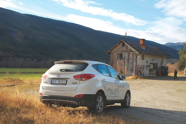 Hyundai ix35 FCEV hydrogenelektrisk bil