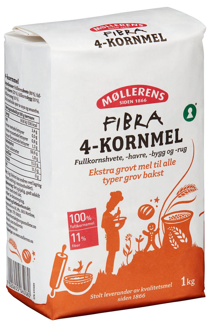 Møllerens Fibra 4-kornmel