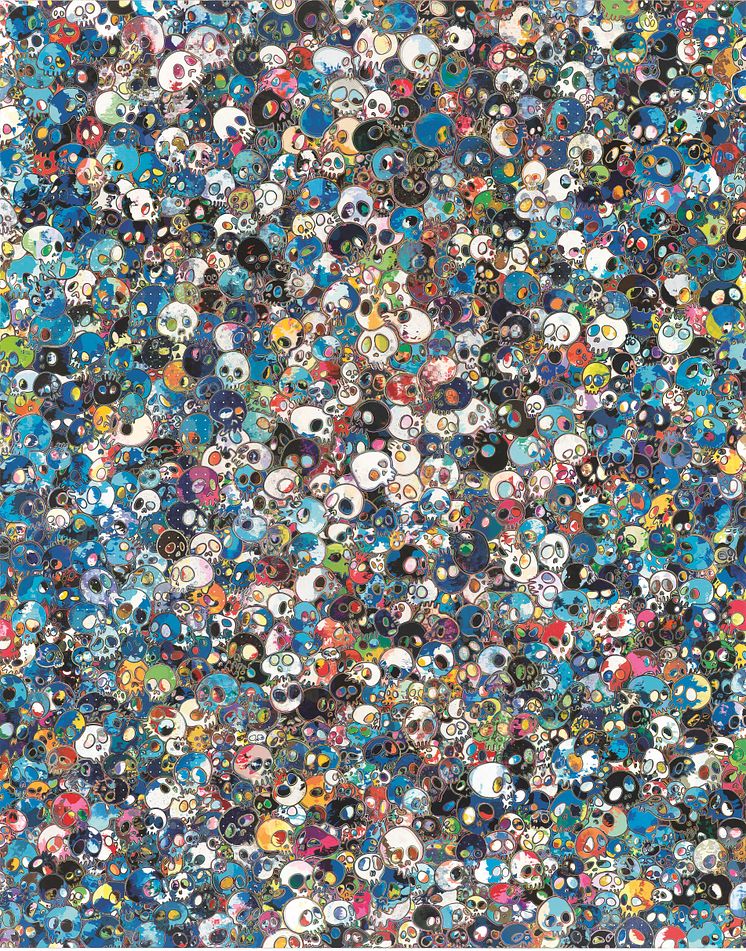 Takashi Murakami, Blue Life Force, 2012