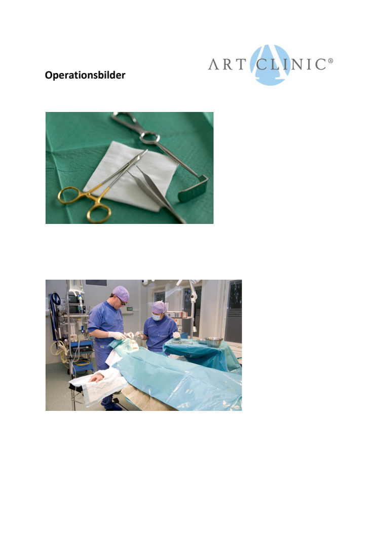 Bilder på plastikkirurgi