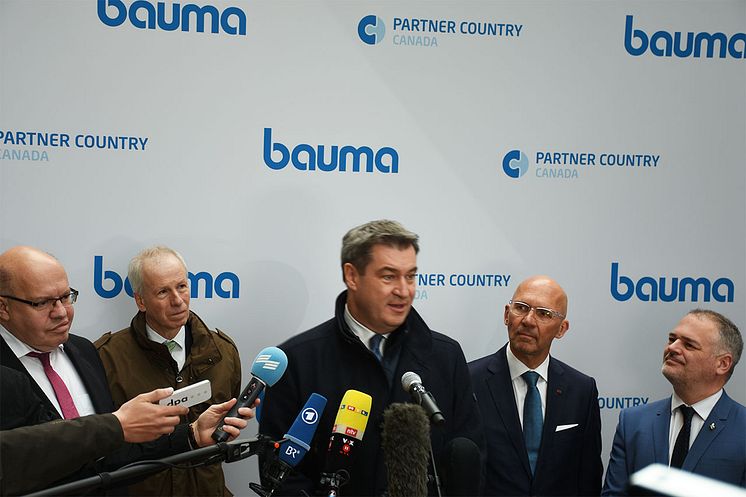 bauma 2019 Eröffnung - Messe München