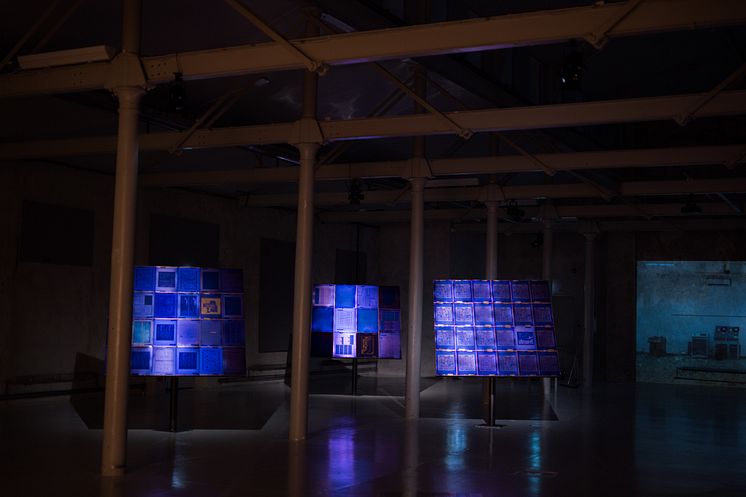 Installationsbild / installation view: Untitled Blue, 2019, Theresa Traore Dahlberg