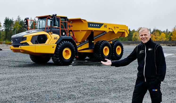 Nya dumpern Volvo A45