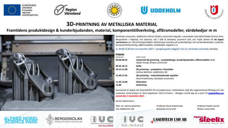 3D-printing av metalliska material