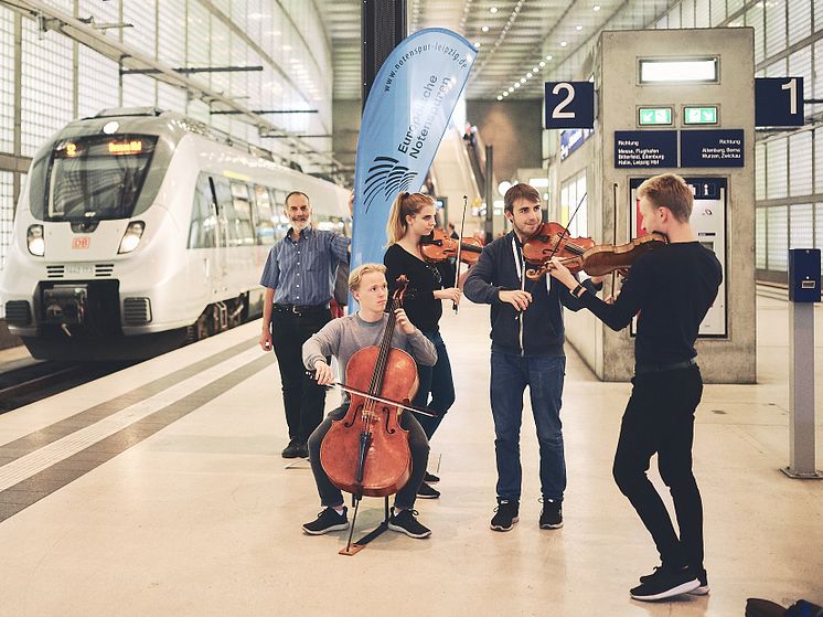 Musik auf Reisen beim ersten Zyklus der Europäischen Notenspuren 2018 mit Musikerinnen und Musikern aus Serbien, Litauen, Norwegen und Dänemark