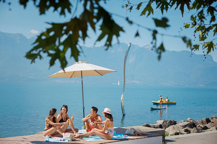 Vevey am Genfersee 