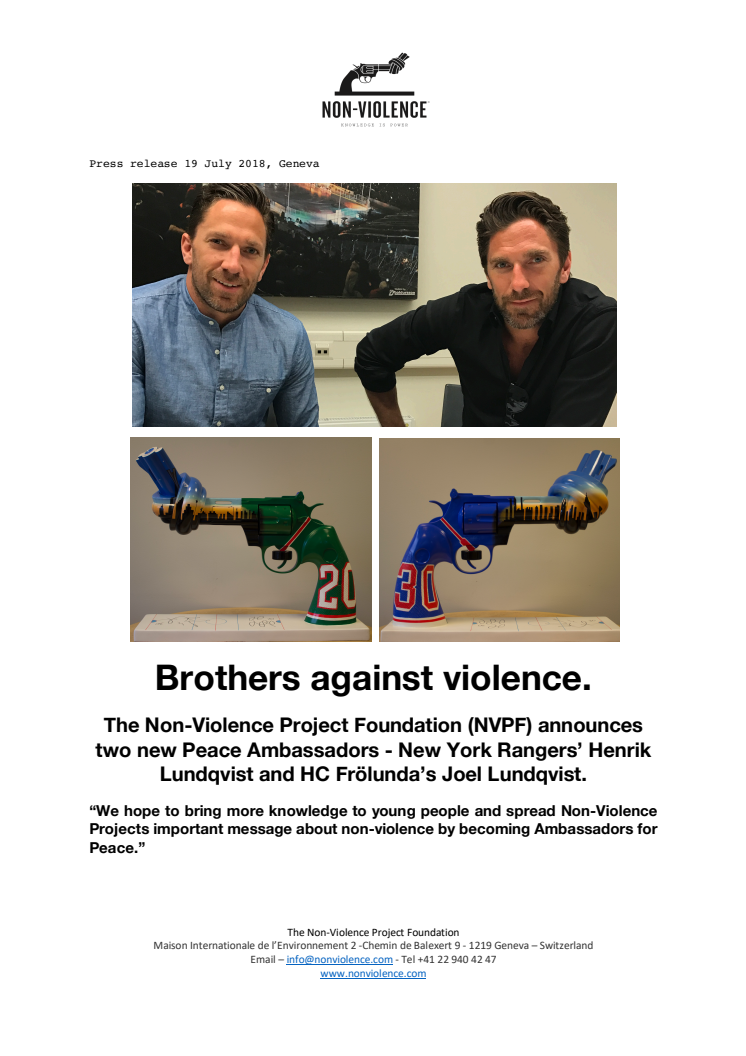 Brothers against violence