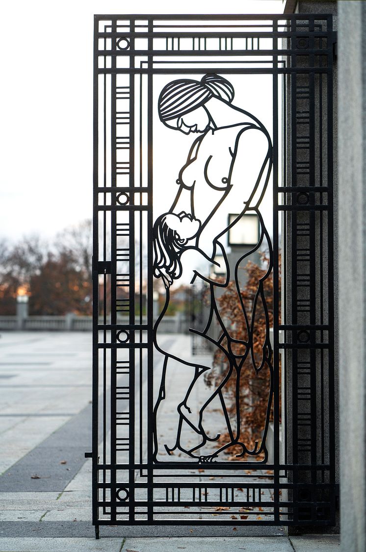 The Vigeland Park Wrought Iron Gate