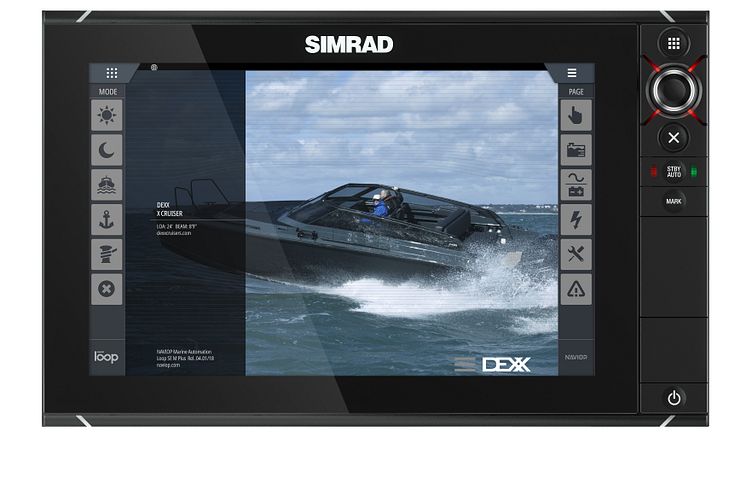 Hi-res image - The Smartgyro application is available on Simrad® series displays, including NSSevo2™