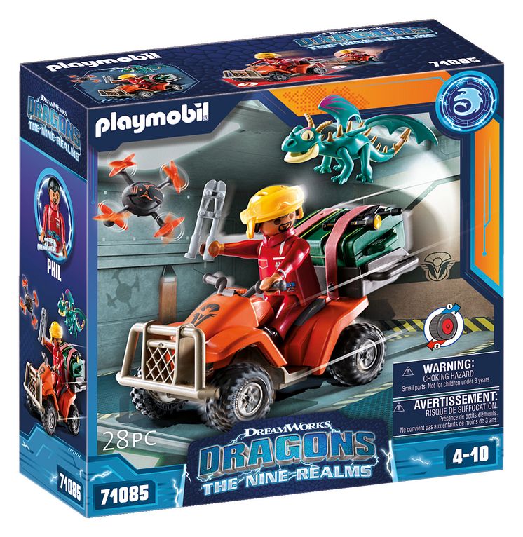 Dragons The Nine Realms - Icaris Quad & Phil (71085) von PLAYMOBIL