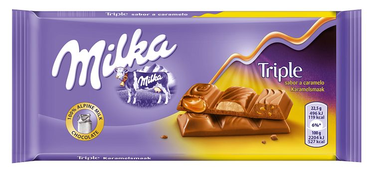 Milka Triple caramelo