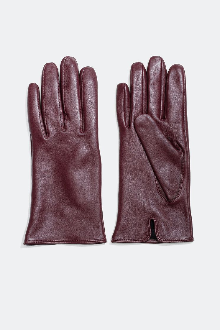 Leather gloves