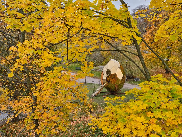 Solar Egg för Riksbyggen av Bigert och Bergström på Waldemarsudde