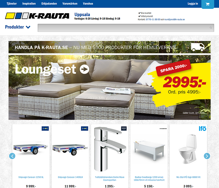 K-rauta.se ny design