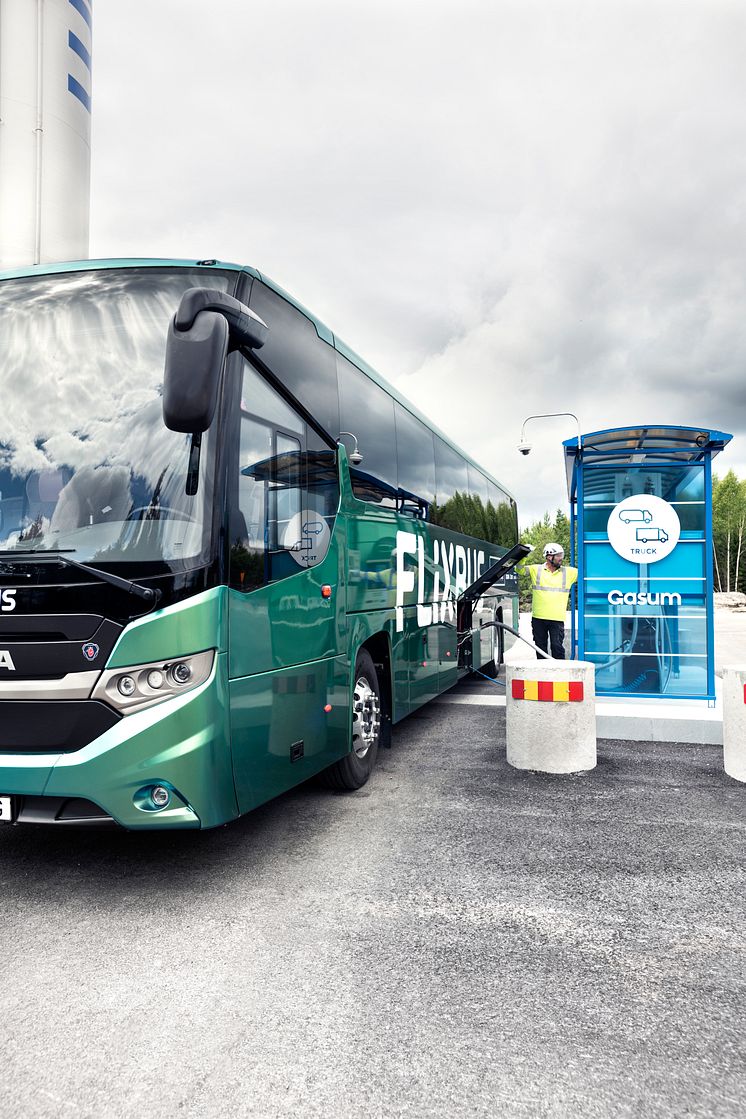 FlixBus Biogas Bus 