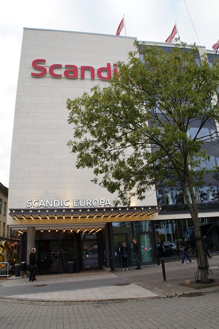 Scandic Europas nya entré invigd 10/10-2014