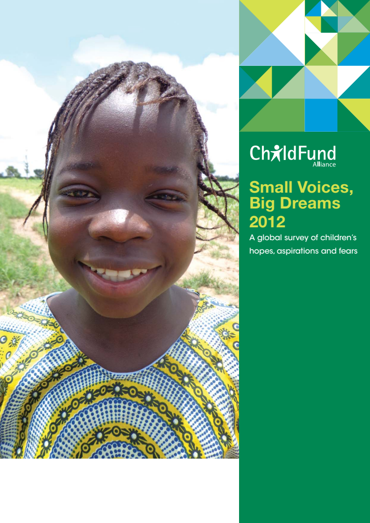 Global undersökning om barns drömmar, förhoppningar och rädslor 