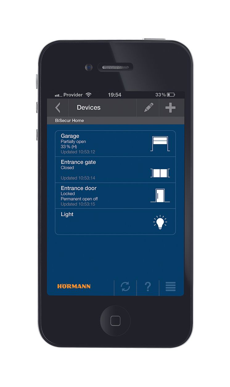 BiSecure Gateway - Styr ditt hem med Hörmanns app