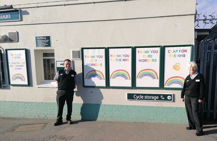 Barnham station rainbows