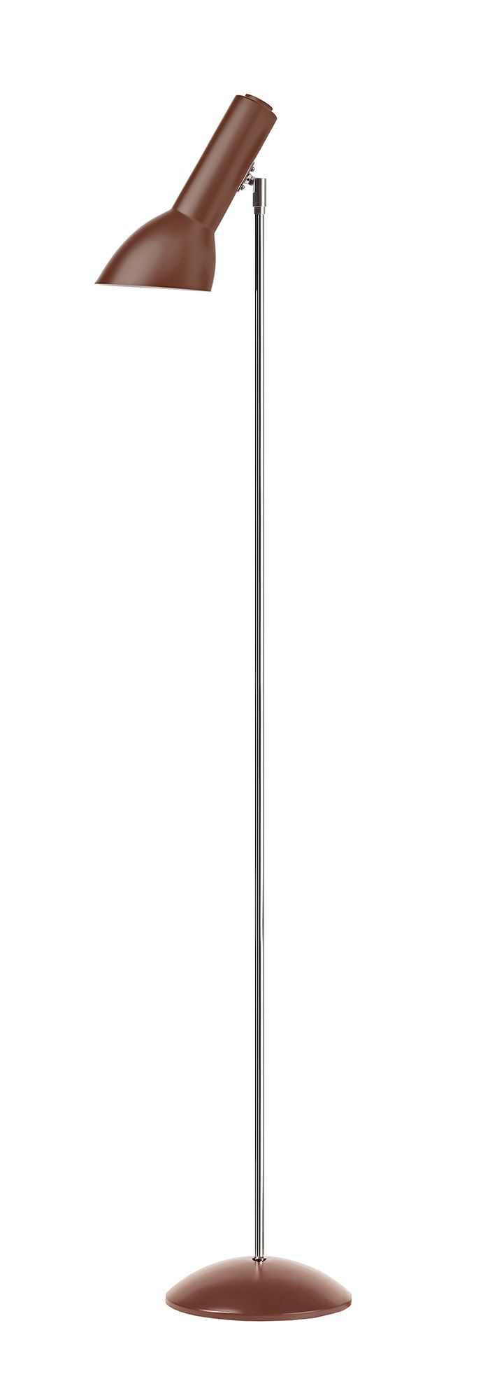 Bild 4 Oblique – läslampan i nya färger (här tegelröd)