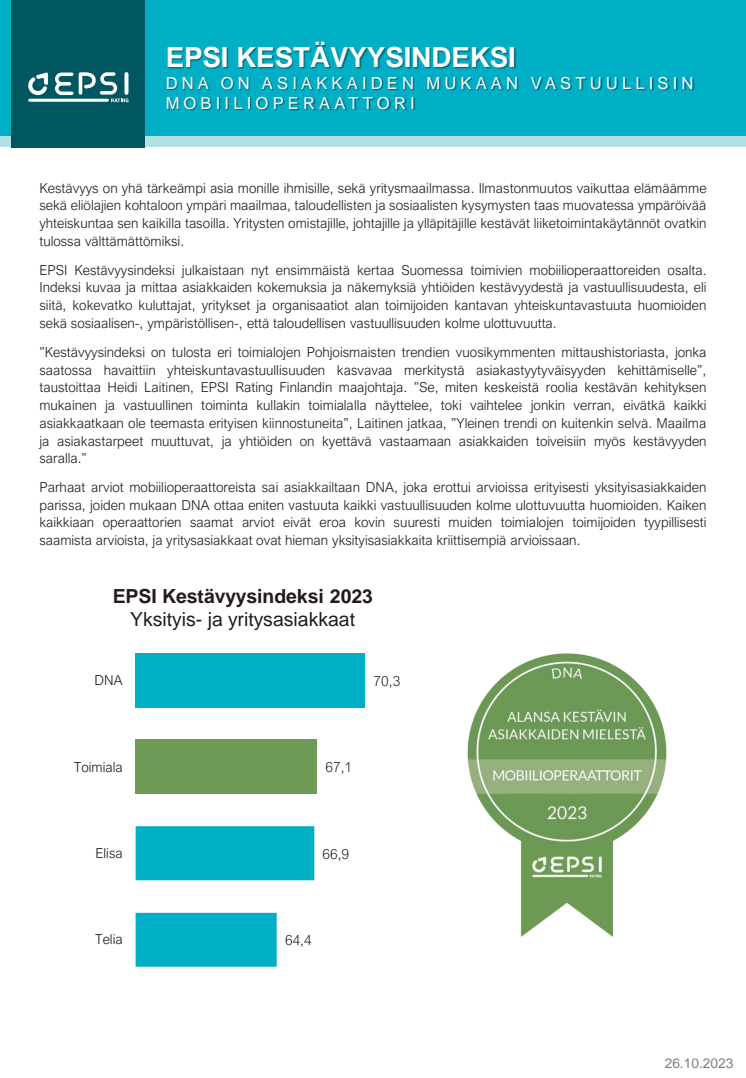 EPSI Kestävyysindeksi - Mobiilioperaattorit 2023 tulostiivistelmä.pdf
