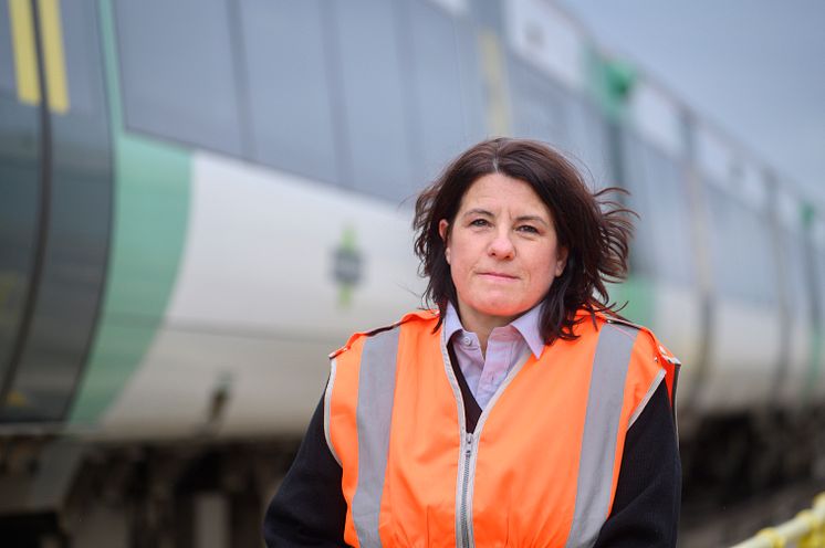 Lisa Gibbs is one of GTR's talented female train drivers