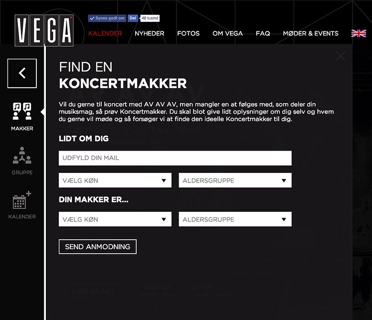 Pressebillede - Nyt vega.dk - Koncertmakker