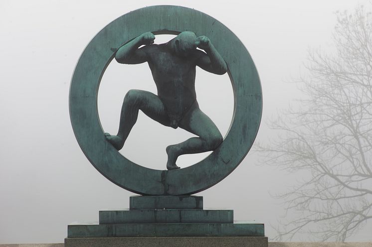 The Vigeland Park Sculpture on the Bridge