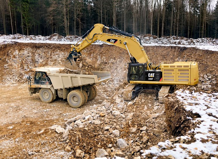 Cat 390F L grävmaskin - tömmer skopa
