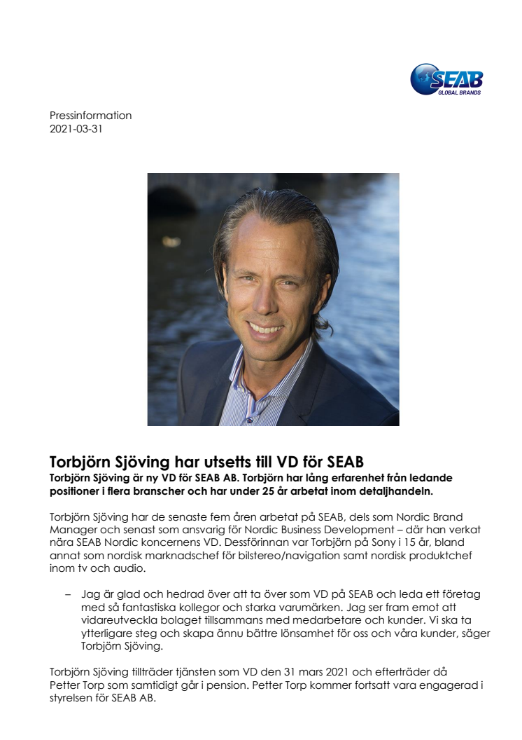 Torbjörn Sjöving har utsetts till VD för SEAB.pdf
