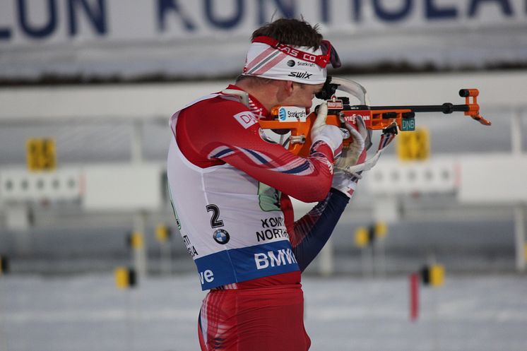 Tarjei på stående skyting 