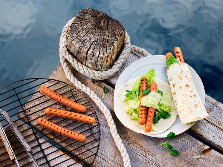 Recept Barnens grillade i tunnbröd