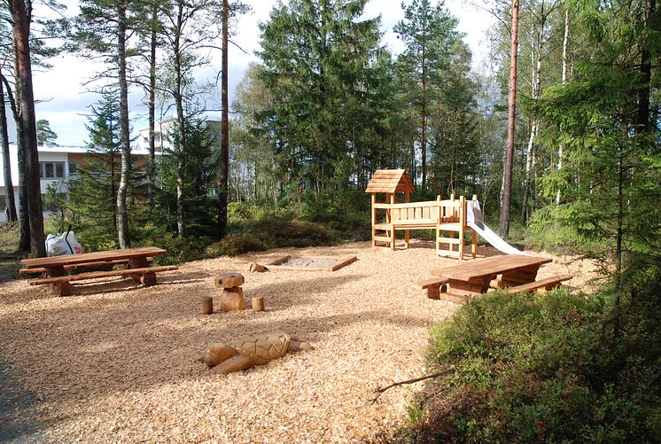 Naturlekplats hos PartilleBo i Öjersjö