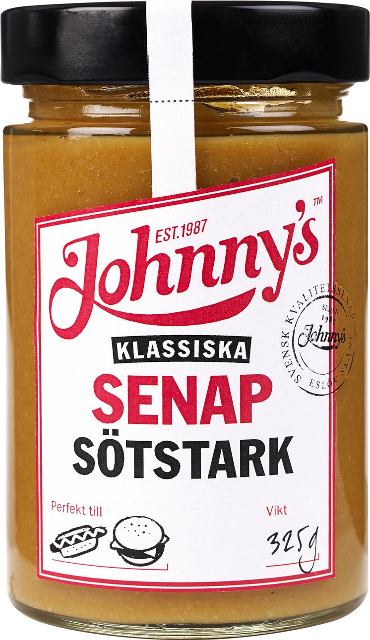 Johnnys senap Sötstark i glasburk