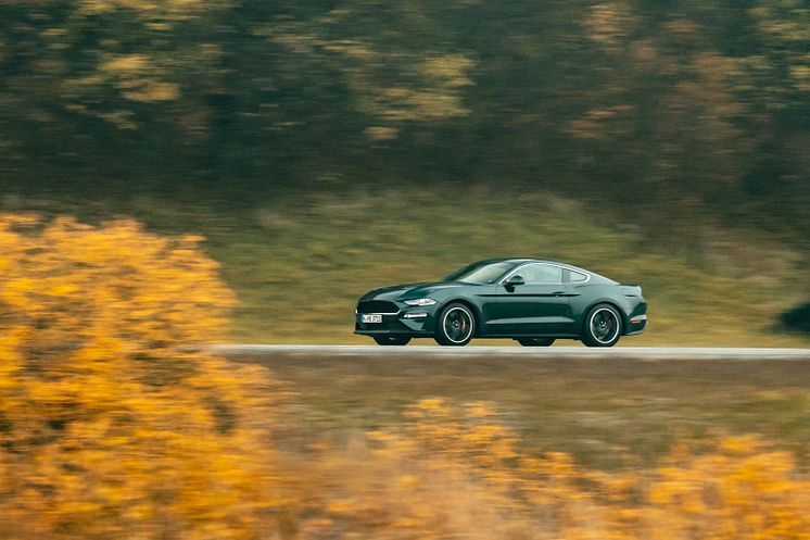 Ford Mustang Bullitt på Sjællandsringen