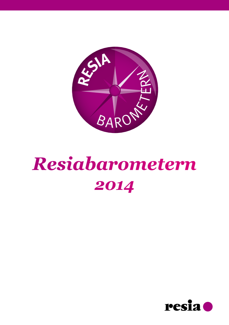 Resiabarometern: Så reser svenskarna 2014
